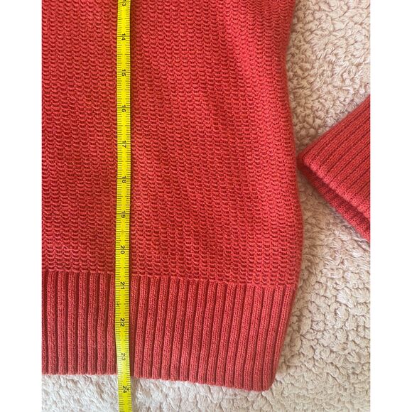 MAX STUDIO Women's XS Red Long Sleeve Cotton Blend Knit Pullover Top Crew Neck - Picture 6 of 6